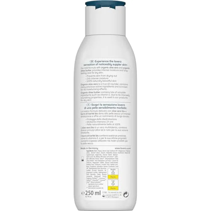 lavera Basis Sensitiv Reichaltig Body Milk 250 ml