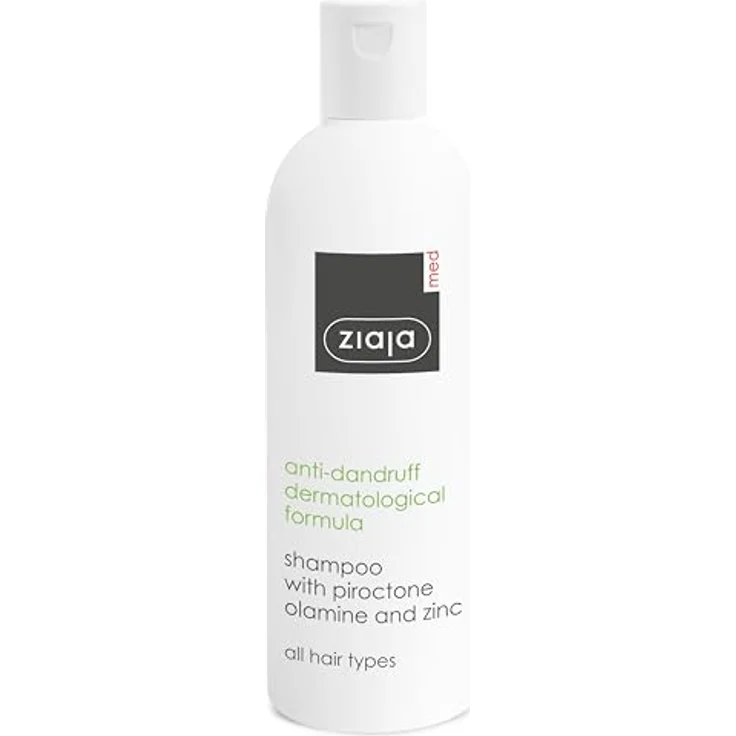 Ziaja ZIAJA MED Anti-Schuppen-Shampoo mit Pyrocton Olamin und Zink, dermatologische Formel für alle Haartypen, 300 ml – Bild 1