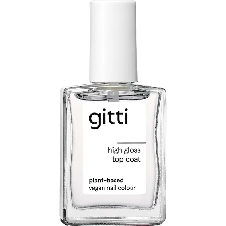 gitti High Gloss Top Coat Nagellack 15 ml, extra langer Halt und Glanz mit Diamantpulver