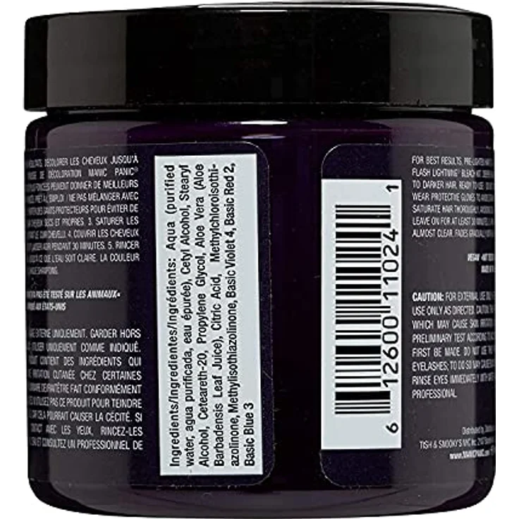 Manic Panic Purple Haze Classic Creme, Vegan, Cruelty Free, Purple Semi Permanent Hair Dye 3 x 118ml – Bild 2