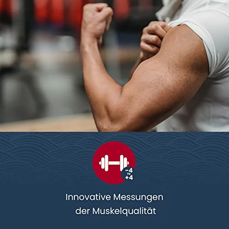 Tanita RD-953, Personenwaage mit Muskelqualitätsmessung, beige, maximale Belastung 200 kg, App-kompatibel – Bild 5