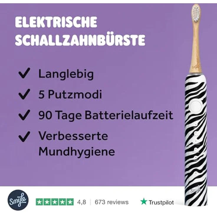 Smyle Elektronische Schallzahnbürste Panther SR-T2406 – Bild 2