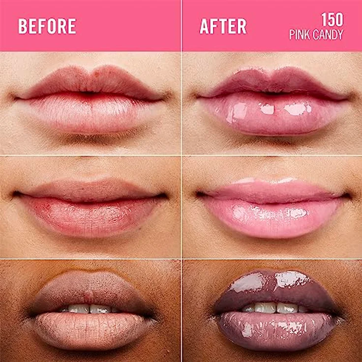 Rimmel London Thrill Seeker Glassy Gloss Lipgloss Pink Candy 10 ml - Vegan, Glutenfrei & Voluminös – Bild 3