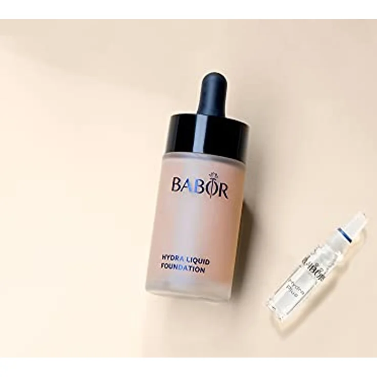 BABOR MAKE UP Hydra Liquid Foundation, flüssige Foundation mit mittlerer Deckkraft, für trockene Haut, enthält feuchtigkeitsspendendes Serum, 30 ml – Bild 5