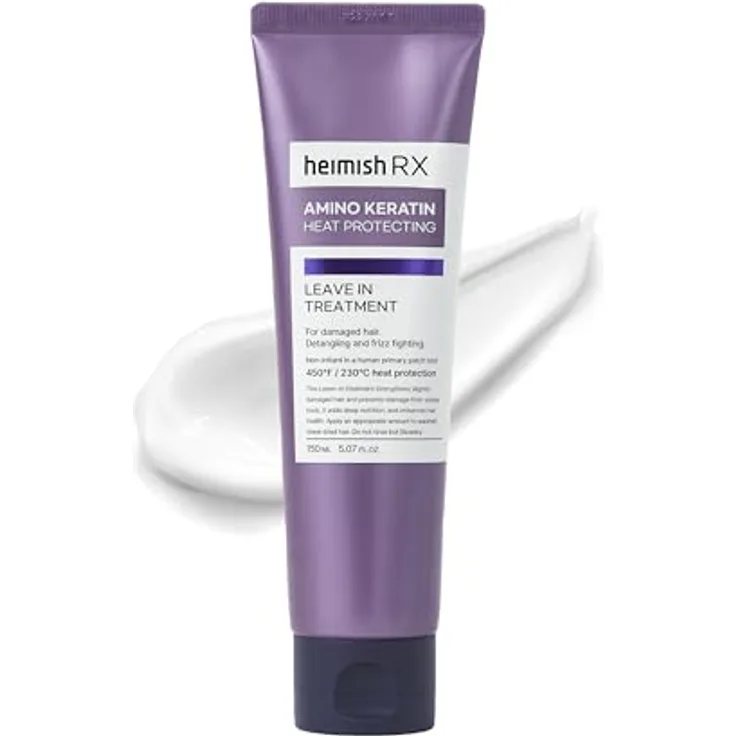 Heimish RX AMINO KERATIN HEAT PROTECTING LEAVE IN TREATMENT 150 ml - Leave-in-Conditioner mit Hitzeschutz bis 230°C und Aminosäuren-Komplex