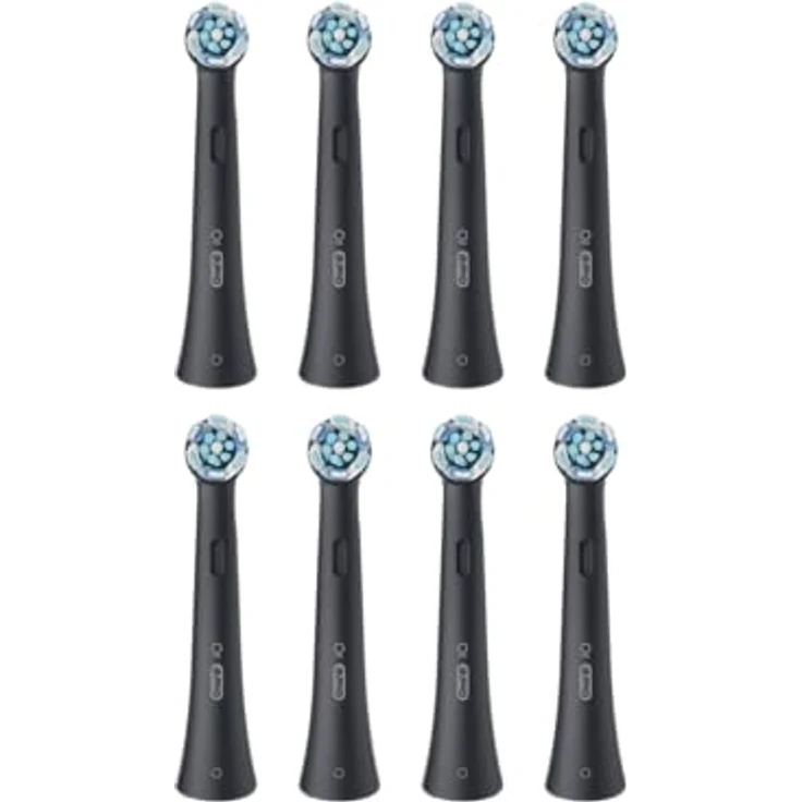 Oral B iO Ultimate Clean Bürstenkopf, Ersatzkopf für elektrische Zahnbürsten, 8 St., schwarz, effektive Plaque-Entfernung und sanfte Reinigung – Bild 3