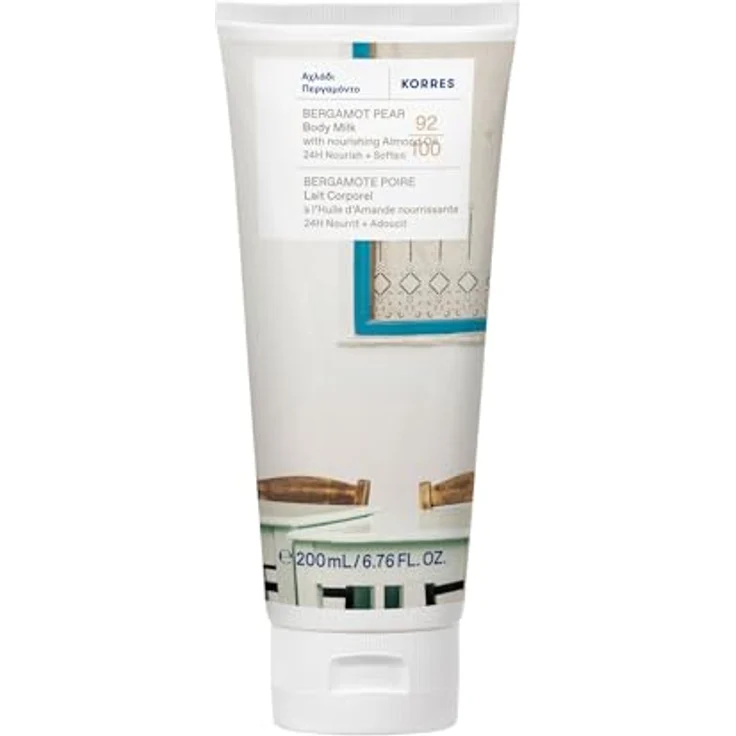 Korres Bergamot Pear, glättende Körpermilch mit intensiver Feuchtigkeitspflege, 200 ml – Bild 2