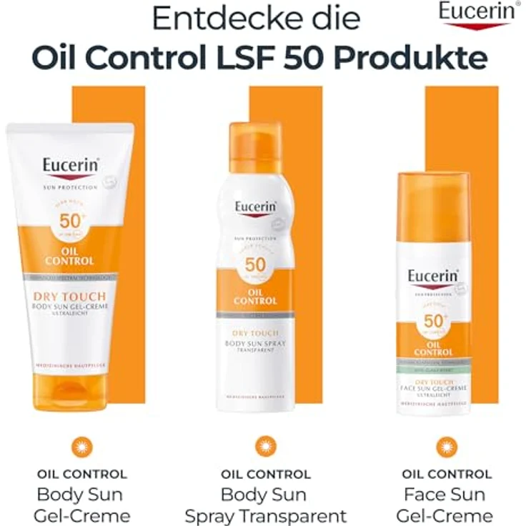 Eucerin Sun Gel-Creme Oil Control Body LSF 50+, 200 ml – Bild 8