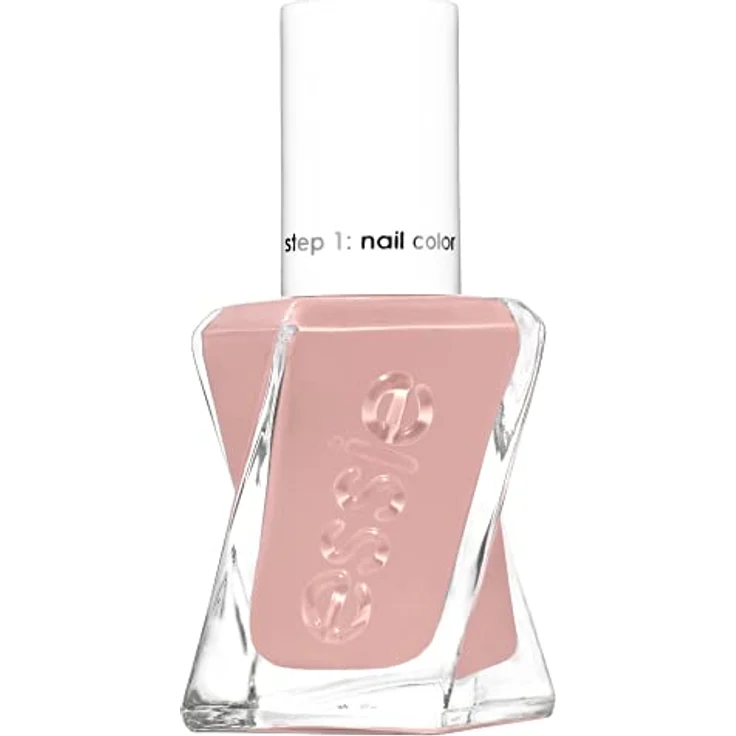 essie Gel Couture Nagellack, Nr. 485 princess charming, Nude, 13,5 ml - Glänzendes Gel Finish, ohne UV Licht, bis zu 12 Tage Halt – Bild 1