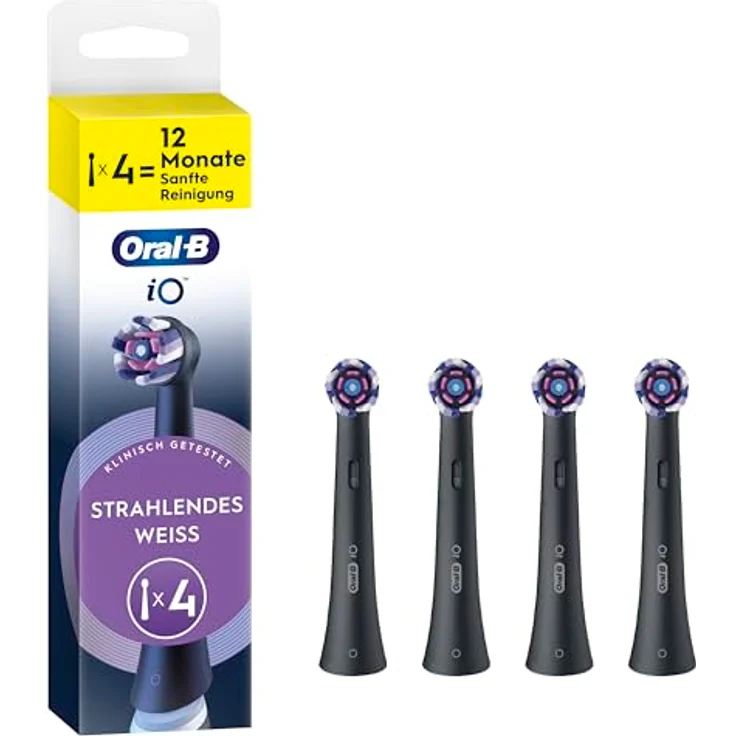 Braun Aufsteckbürste Mundpflege-Zubehör EB iO Radiant Strahlendes Weiss, 4er Pack – Bild 2