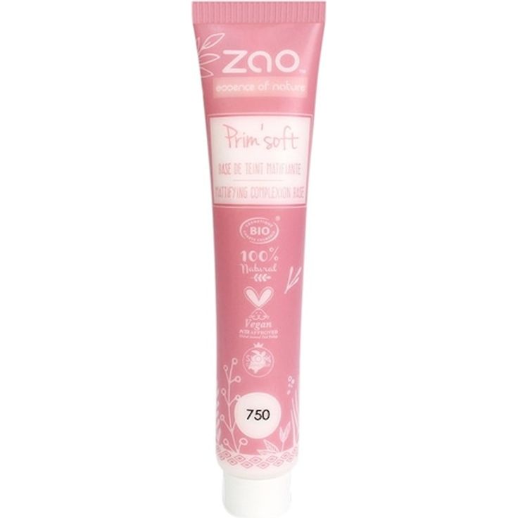 Zao Primer Prim´Soft Refill, 2-in-1 Make-up Primer & Concealer mit ultrazarter Textur, 30 ml