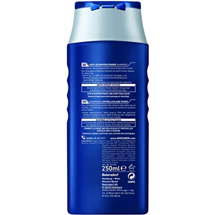 Nivea Men Anti-Schuppen Power Shampoo 250 ml – Bild 2