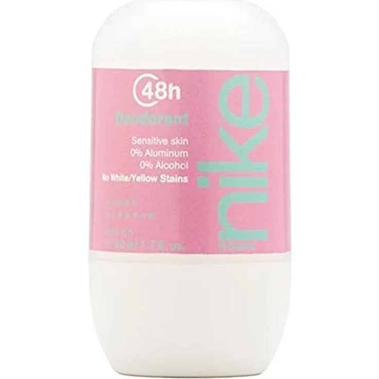 NIKE Sweet Blossom Deodorant Damen Roll-On 50 ml - 48 Stunden Wirksamkeit, 0% Alkohol und Aluminium, für empfindliche Haut, fruchtiger Blumenduft