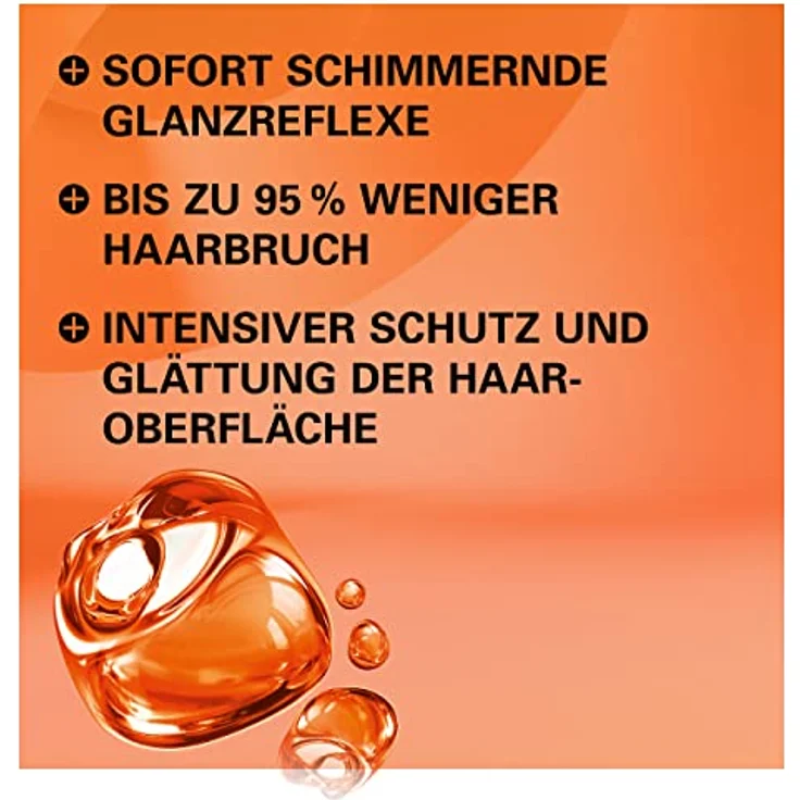 Gliss Kur Reflex-Glanz-Kur Total Repair (150 ml), Haarkur mit Keratin für sofort schimmernde Glanzreflexe, bis zu 95 % weniger Haarbruch – Bild 2