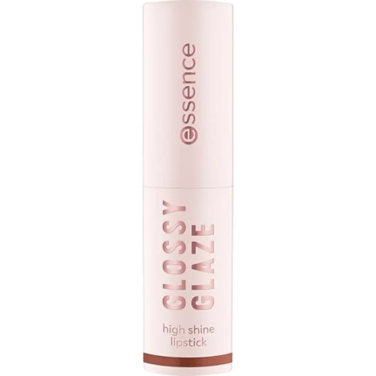 essence cosmetics GLOSSY GLAZE high shine lipstick, Nr. 01 Braun, hochpigmentiert, glänzend, farbintensiv, vegan, ölfrei, ohne Parabene, 1er Pack (1.9g) – Bild 2