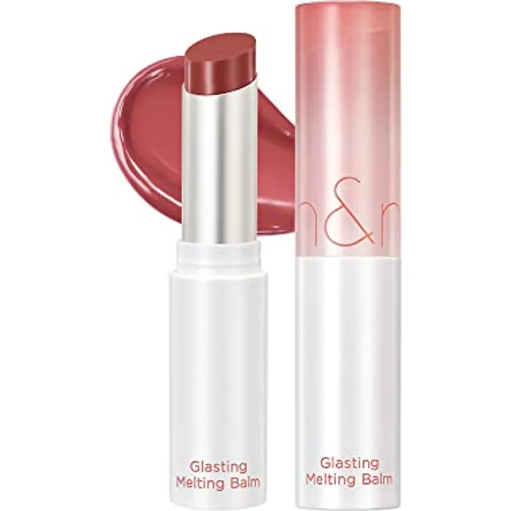 rom&nd Glasting Melting Balm, tönender Lippenbalsam mit feuchtigkeitsspendender Pflege, Farbton 06 Kaya Fig, 3,5 g – Bild 1