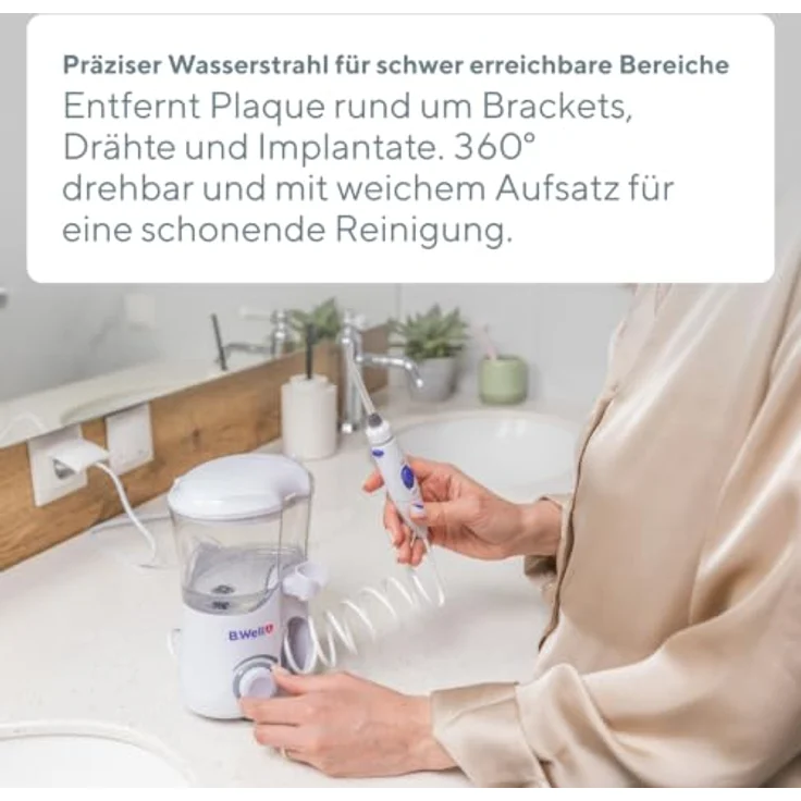 B.WELL PRO-922 Nozzle - Implant & Bridge Nozzles zur gründlichen Reinigung von Zahnersatz, 2er Set – Bild 4