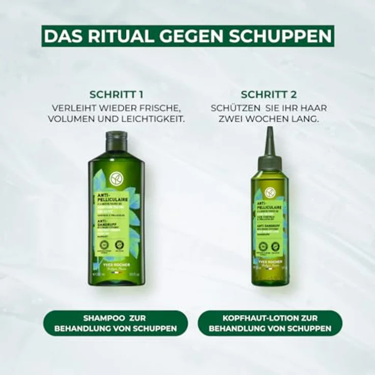 Yves Rocher PFLANZENPFLEGE HAARE Anti-Schuppen Shampoo, ohne Sulfate, vegane Formel mit reinigendem Granatapfel und Agaven-Fructane – Bild 5