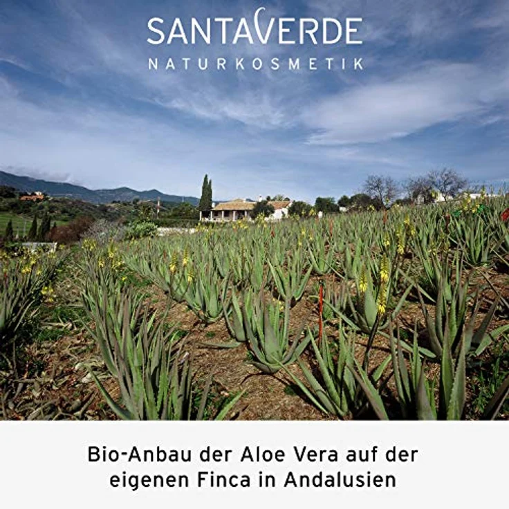 Santaverde Aloe Vera gel Pur 50 ml Tagespflege für Damen und Herren – Bild 6
