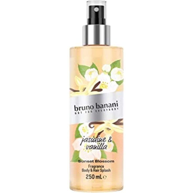 bruno banani Sunset Blossom Body Splash, lebhaft sommerliches Körperspray für Damen, 250ml – Bild 1