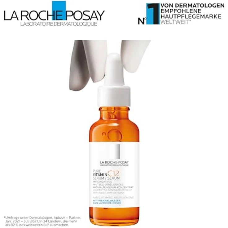 La Roche Posay Pure Vitamin C12 Serum, Regenerierende Anti-Falten-Gesichtspflege mit 12 % Vitamin C, 30 ml – Bild 4