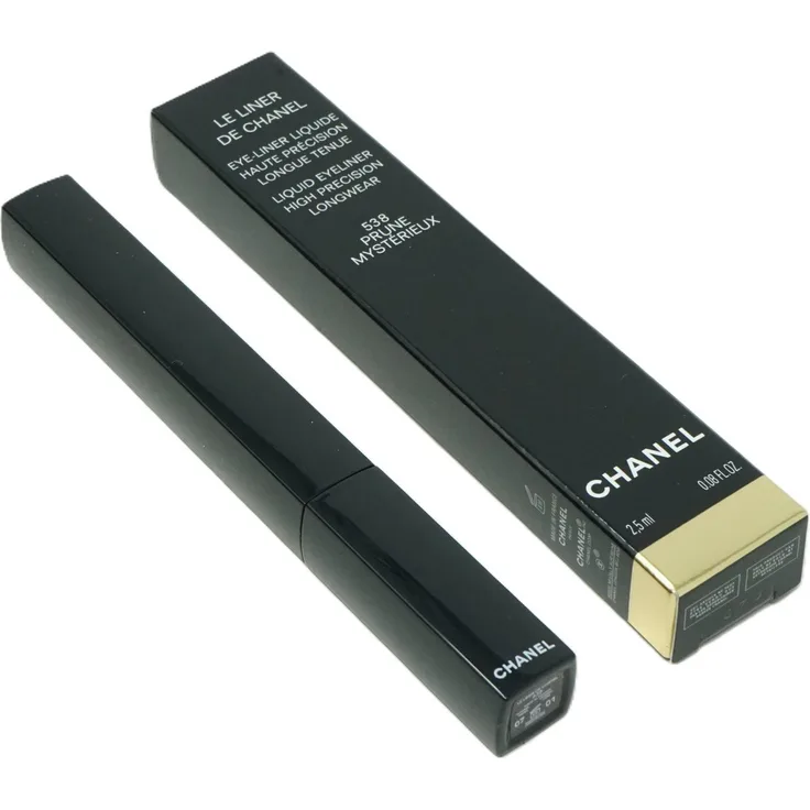 CHANEL Le Liner de Chanel Liquid Eyeliner 538 Prune Mystérieux, wasserfester Eyeliner mit feiner Spitze, 2,5 ml