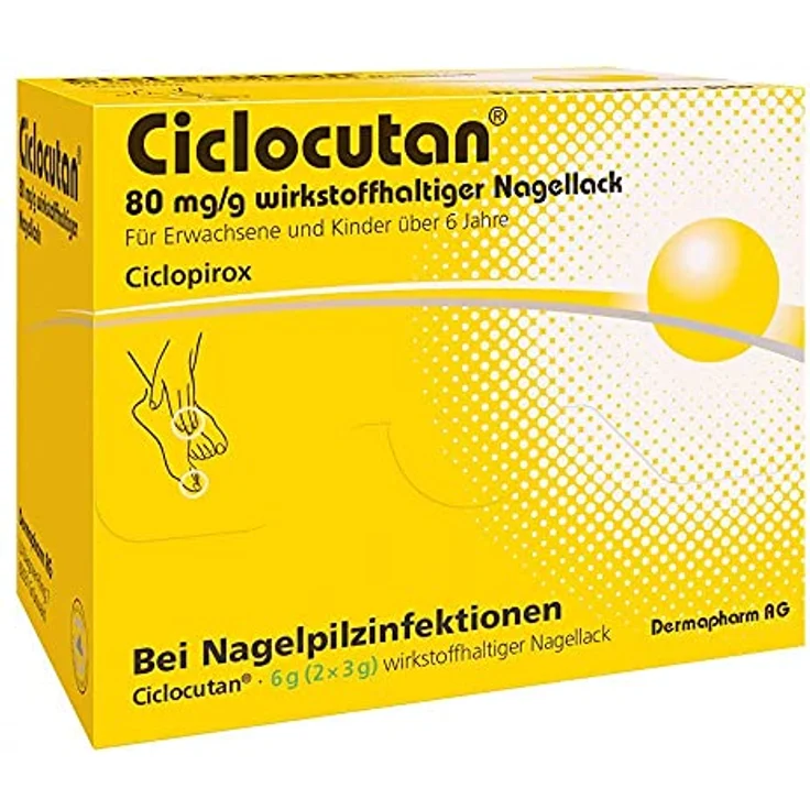 CICLOCUTAN 80 mg/g wirkstoffhaltiger Nagellack 6 g – Bild 1