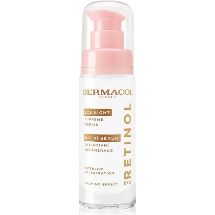 Dermacol Bio Retinol Gesichtsserum, regenerierend für die Nacht mit revitalisierender Wirkung, 30 ml