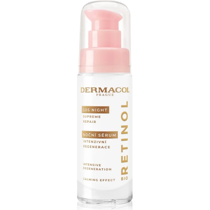 Dermacol Bio Retinol Gesichtsserum, regenerierend für die Nacht mit revitalisierender Wirkung, 30 ml