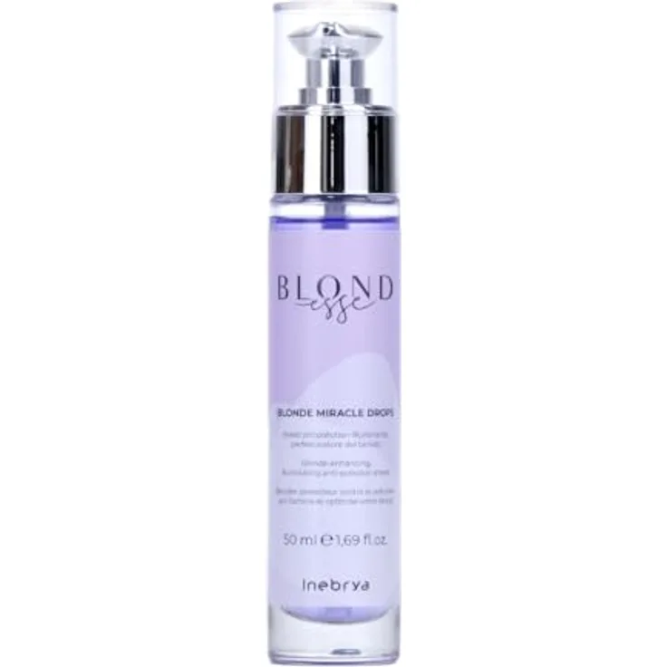 Inebrya Blonde Miracle Drops 50ML, Haarkur & -öl mit Qualität/Haltbarkeit & langer Lebensdauer