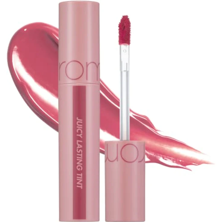 rom&nd Juicy Lasting Tint 5.5g (25 BARE GRAPE), langlebiger hochpigmentierter Lippen-Tint mit fruchtiger Farbe und glänzendem Finish – Bild 1