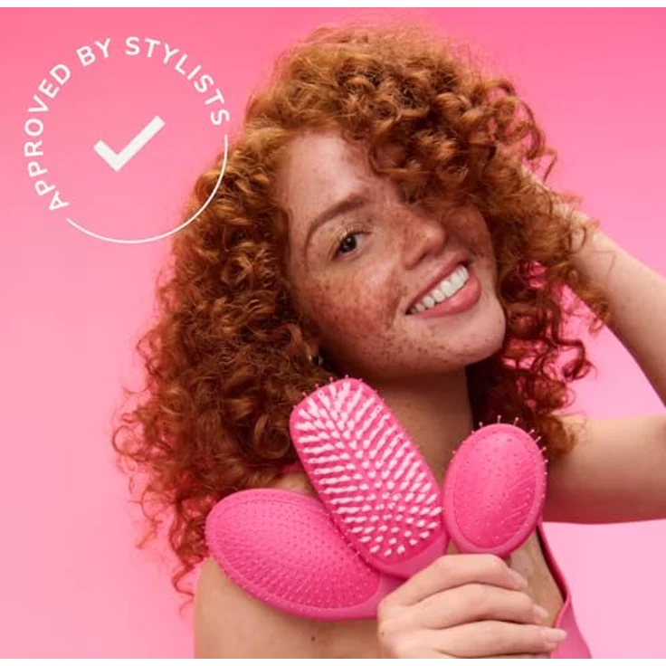 Wet Brush Speed Dry Charcoal Infused Bürste, Flachbürste für alle Haartypen mit flexiblen Borsten zur schonenden Entwirrung und Kopfhautmassage – Bild 8
