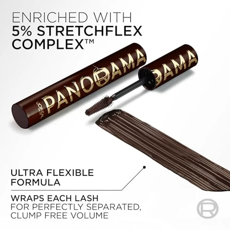 L’Oréal Paris Panorama Chromatics Volumen-Mascara, Farbton Brown, 10.5 ml – für dichte, verlängerte Wimpern ohne Verkleben – Bild 6