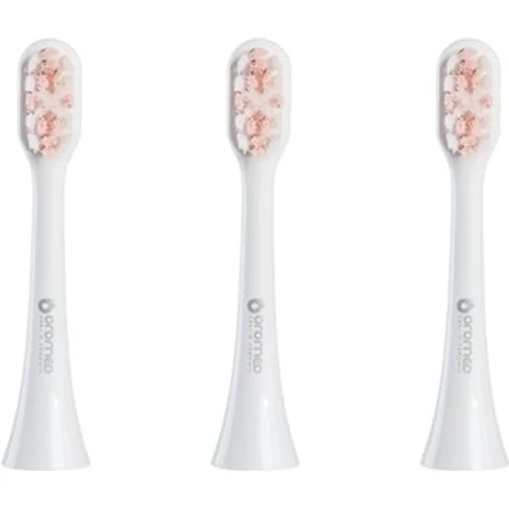 Oromed Bürstenköpfe 3 Stück – Ersatzköpfe für ORO-SMILE White, gründliche Plaque-Entfernung und sanfte Zahnfleischmassage – Bild 4