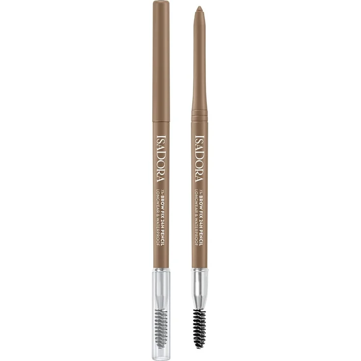 Isadora The Brow Fix 24H Pencil, wasserfester Augenbrauenstift mit einziehbarer Spitze, 0,32 g, Farbe Taupe