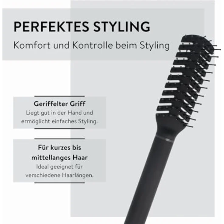 PARSA Men Haarbürste Föhnbürste Maximum Styling Brush Carbon Haarbürste - Preisvergleich – Bild 5