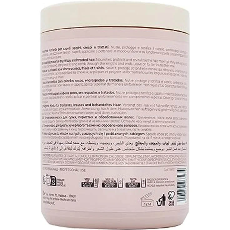 Inebrya Ice Cream Dry-T Mask - Maschera Nutriente 1000ml, Haarkur für professionelle Anwendungen – Bild 2