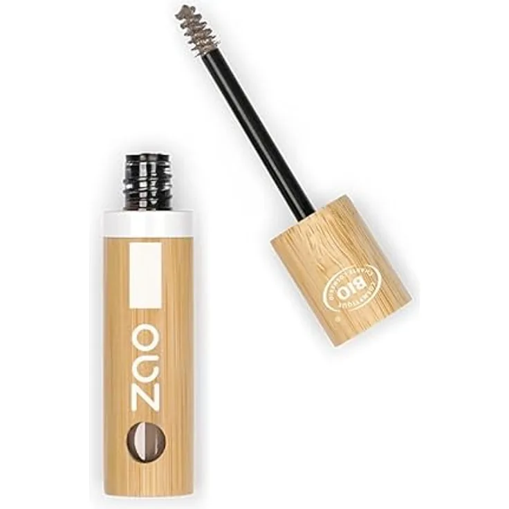 ZAO Mascara 3,6 ml 52 MEDIUM, Bio-Mascara mit Rizinusöl für definierte und voluminöse Augenbrauen, vegan