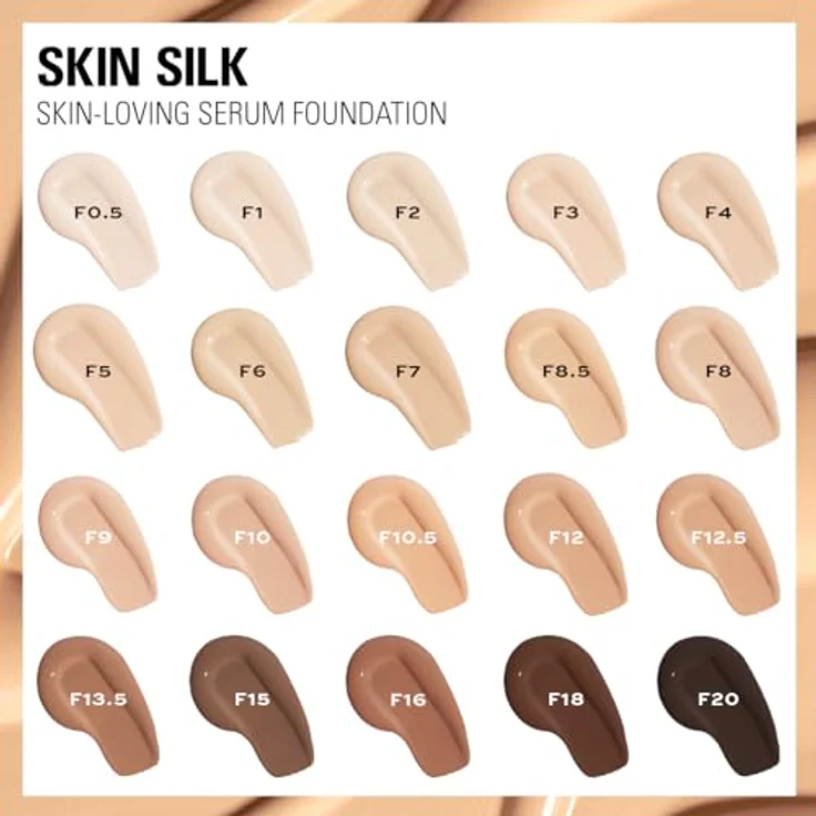 Revolution Skin Silk Luminous Serum Foundation, 23 ml, Hyaluron- und Peptidkomplex für strahlenden Teint – Bild 7