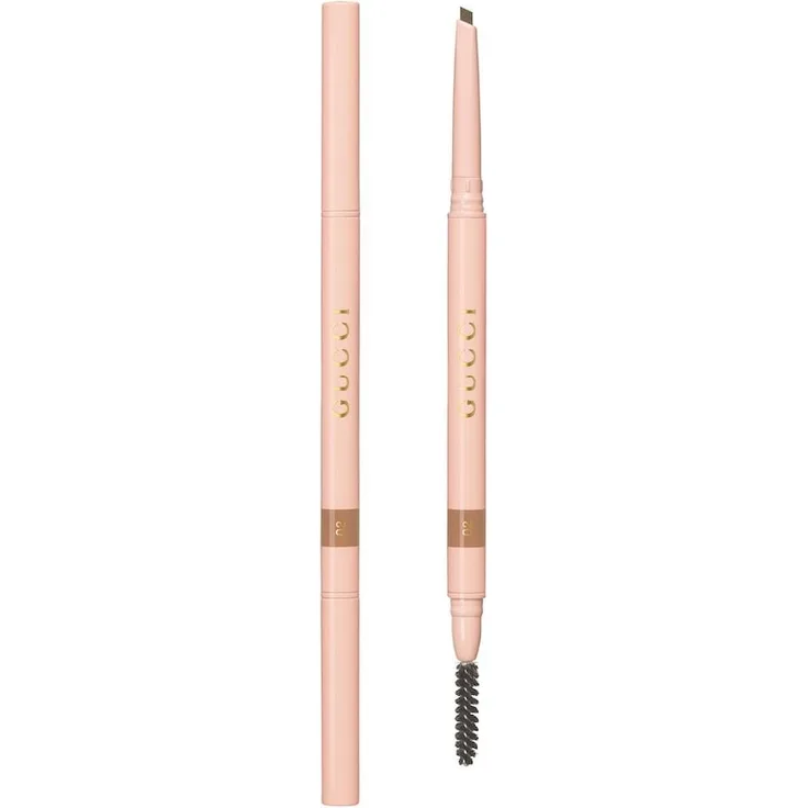 Gucci Stylo à Sourcils Waterproof Brow Pen, Augenbrauenstift 0,12 g, Farbe Nr. 02 Blond, wasserfest mit feiner Mine und Spiralbürste