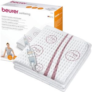 Bild für Beurer UB90 Wärmeunterbett 9 Temperaturstufen Abschaltautomatik rot/weiß