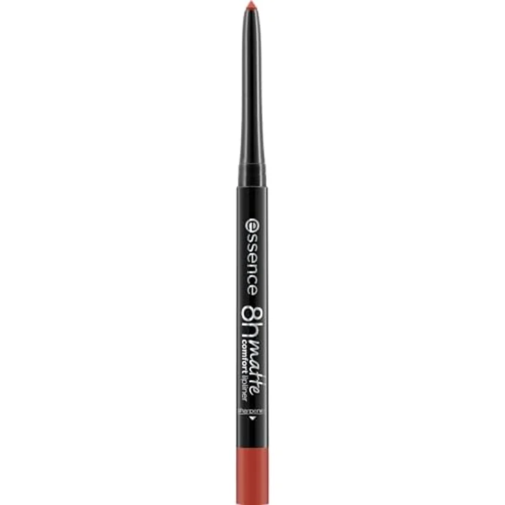 essence cosmetics 8h MATTE comfort lipliner, Nr. 18, Rot, langanhaltend, sofortiges Ergebnis, matt, vegan, ohne Konservierungsstoffe, ohne Parabene, ohne Mikroplastikpartikel, 1er Pack (0.3g) – Bild 1