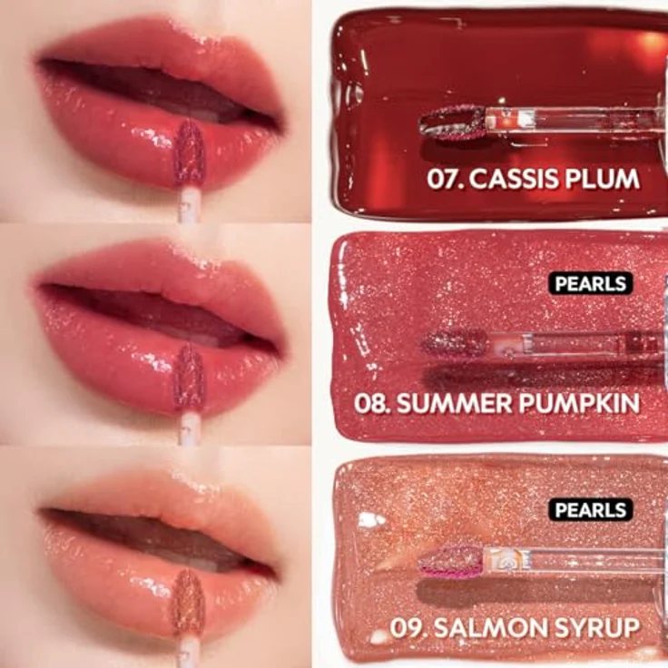 TIRTIR Waterism Glow Tint Lipgloss, langlebig und feuchtigkeitsspendend, Farbton 07 Classic Plum, 4 g – Bild 6