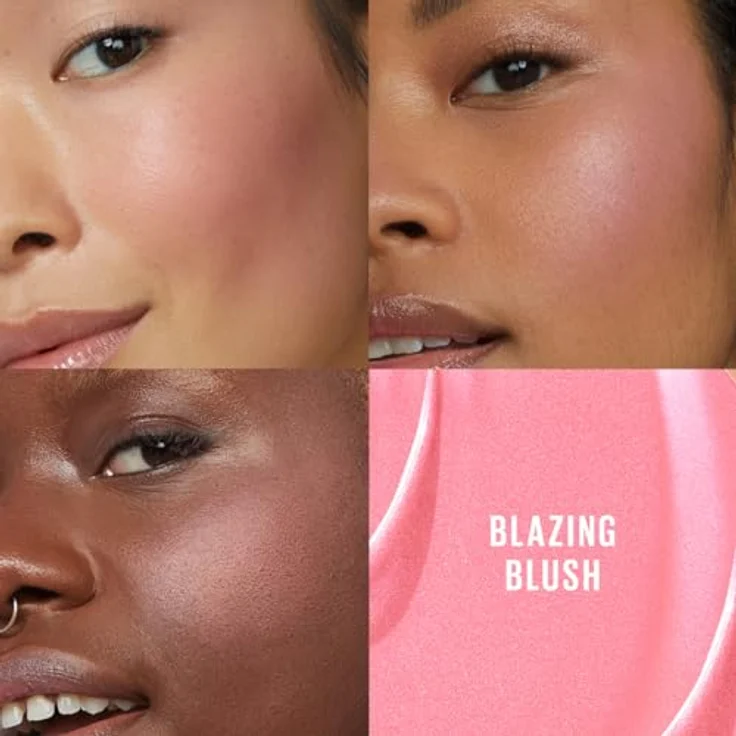 Maybelline New York Sunkisser Blush, Flüssiger Blush für sonnengeküssten Glow, Rouge mit lichtreflektierenden Perlen und Pigmenten, Zartschmelzende Formel mit Vitamin E, 05 Sol Search, 4,7 ml – Bild 3