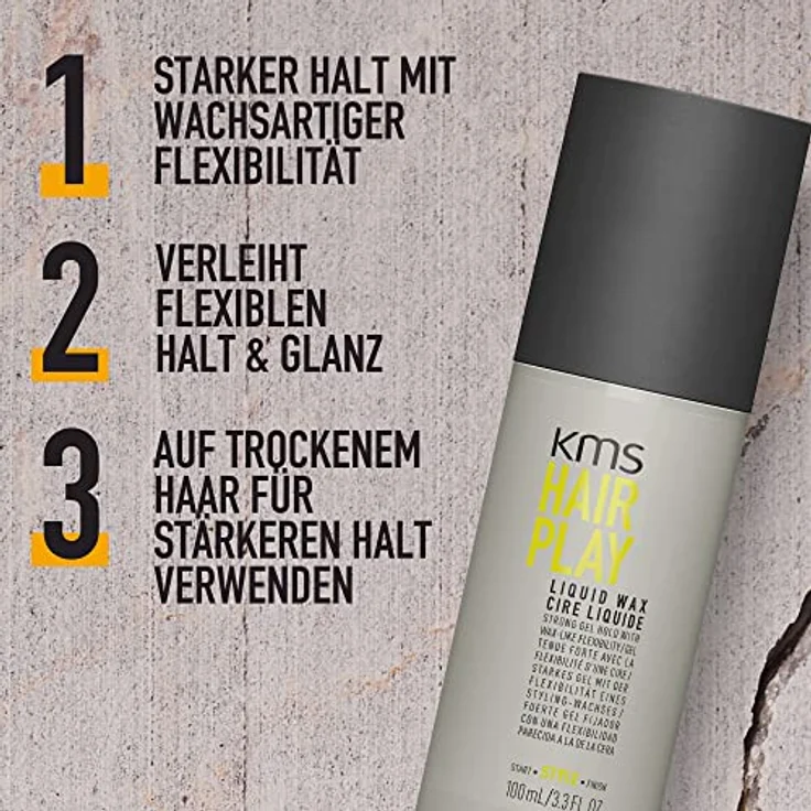 KMS Hair Play Liquid Wax 100 ml – Bild 4