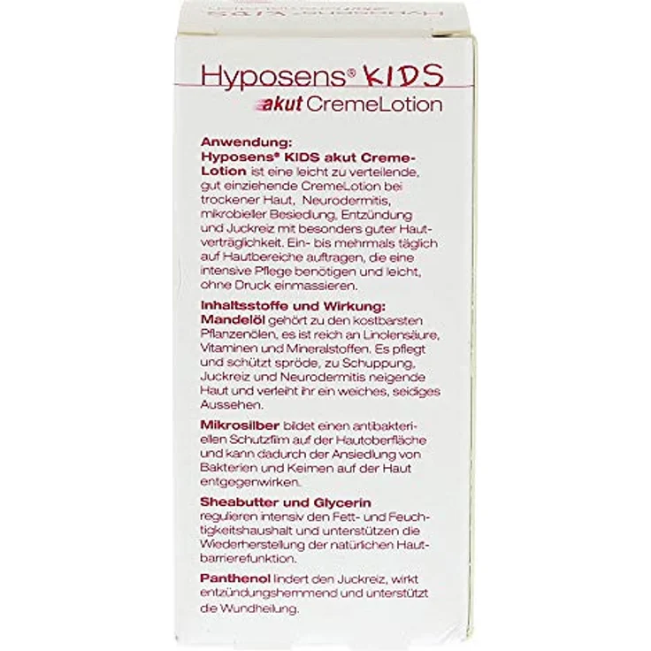 HYPOSENS Kids AKUT CremeLotion 50 ml – Bild 2