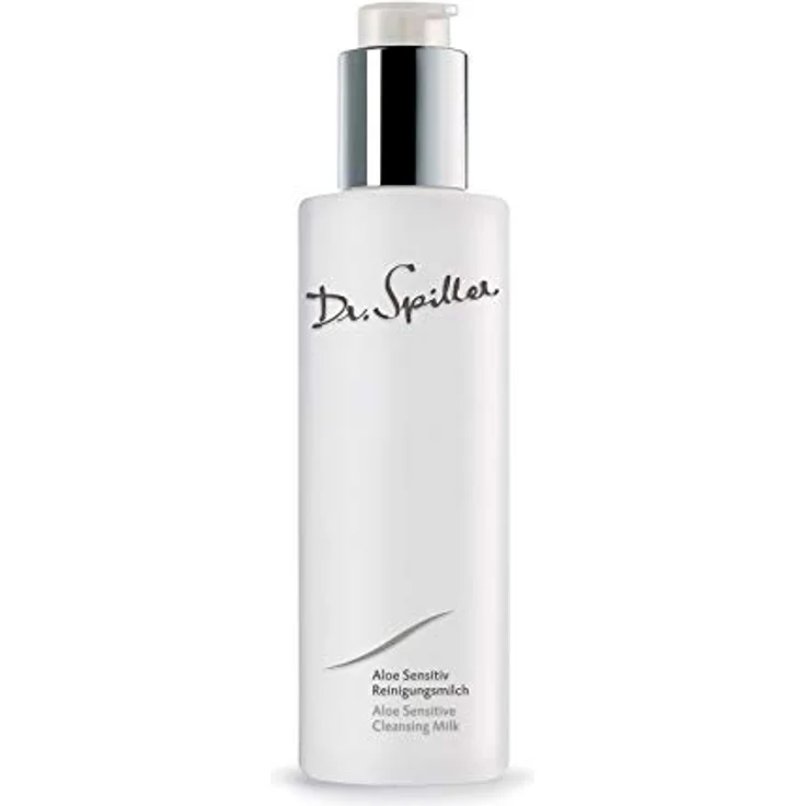 Dr. Spiller Aloe Sensitiv Reinigungsmilch, 200ml - Sanfte Gesichts-Reinigung mit Aloe-Vera-Blattsaft – Bild 1