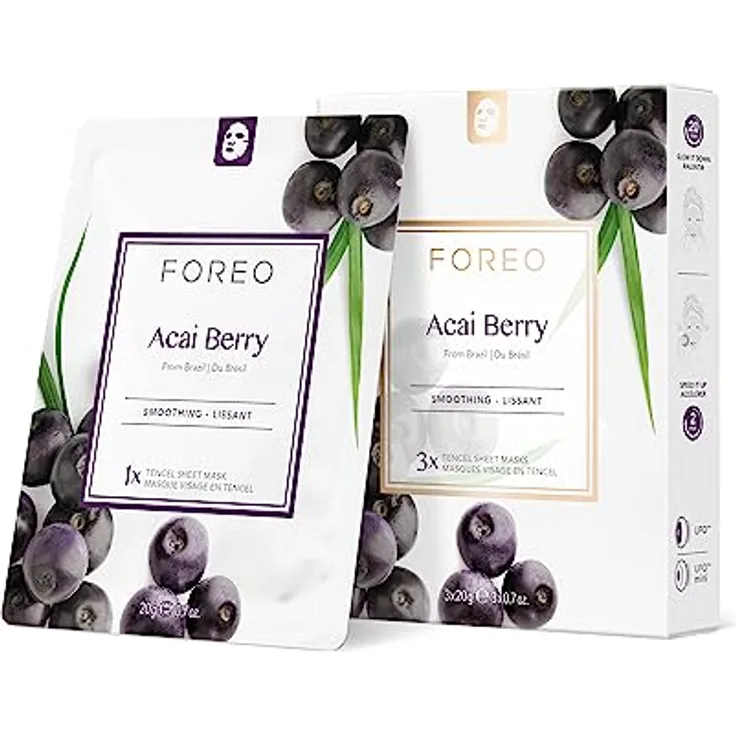 FOREO Farm To Face Collection Acai Berry Tuchmaske 60 g