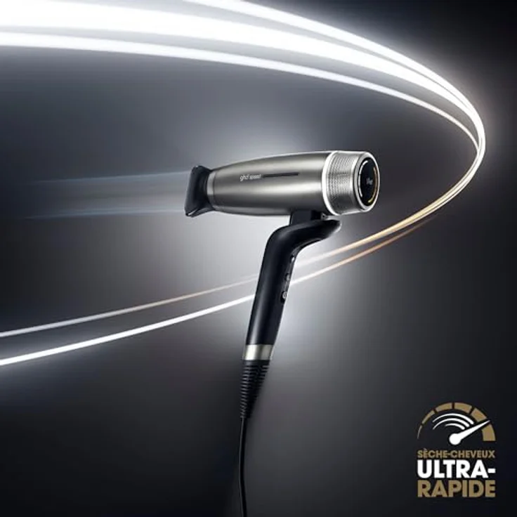 ghd Haartrockner speed, Titangrau, mit ghd Halo™-Technologie, 4 Temperatur- und Geschwindigkeitsstufen, Cool-to-Touch, leises Akustiksystem – Bild 2