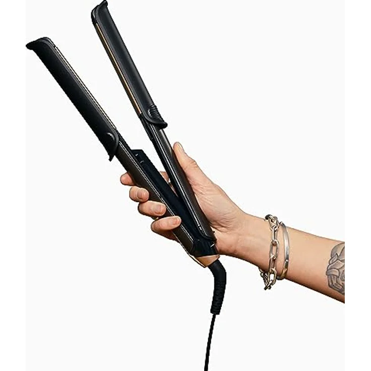 Remington ONE S6078, 2in1 Glätteisen & Lockenstab mit beheizter Außenfläche, digitales Display 150-230°C, inkl. Bürste, Klammern, Handschuh und Aufbewahrungstasche – Bild 5